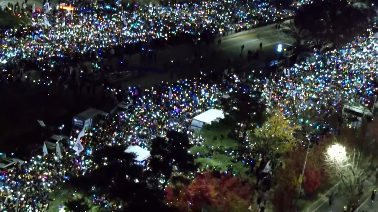 K-pop and light sticks fire up impeachment protests in South Korea