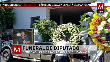 Se realiza el funeral de Benito Aguas, diputado del PVEM atacado a balazos en Veracruz