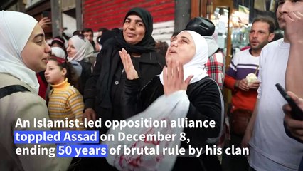 Syrians say they 'feel peace,' 'without fear' after fall of Assad