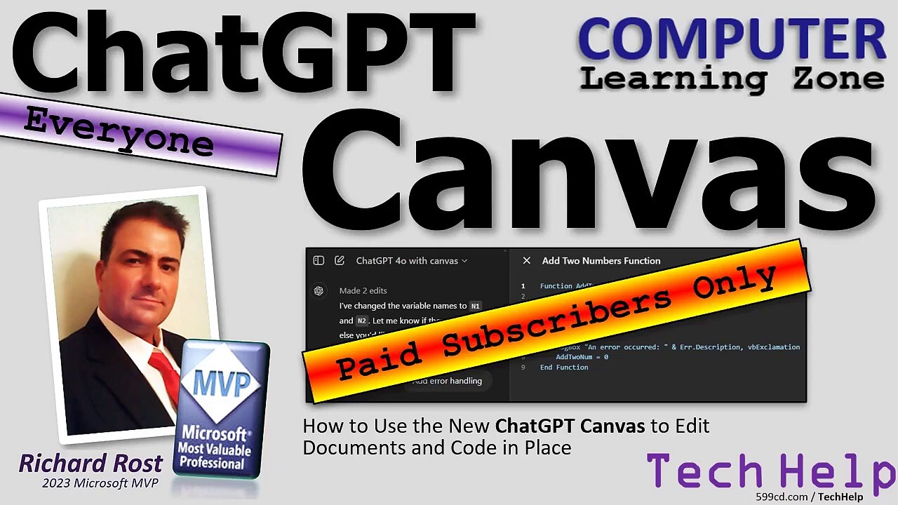 How to Use the New ChatGPT Canvas to Edit Documents and Code in Place