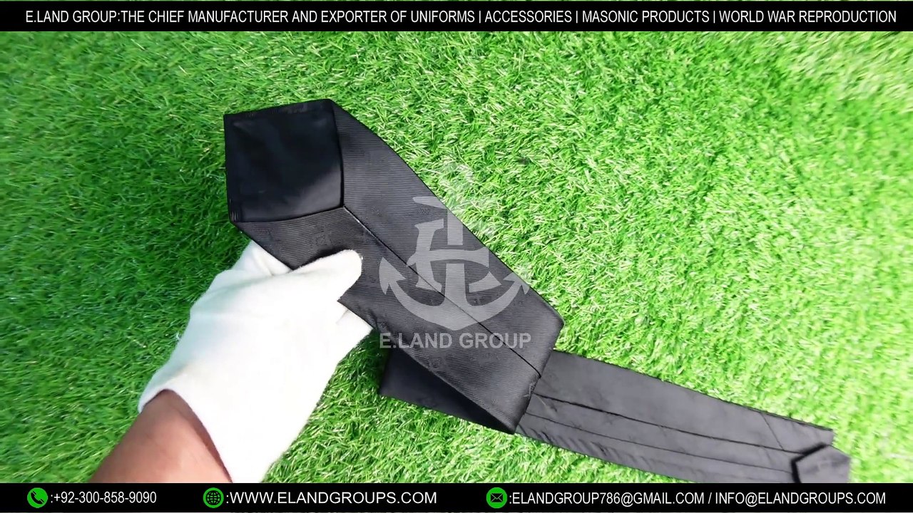 Masonic Tie with self print Square Compass