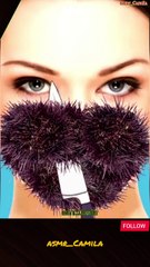 Queen face maggot's & dog ticks removal 2d animation #asmrvideos