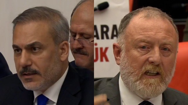Meclis'te gergin anlar.. Bakan Fidan ile DEM Partililer atıştı