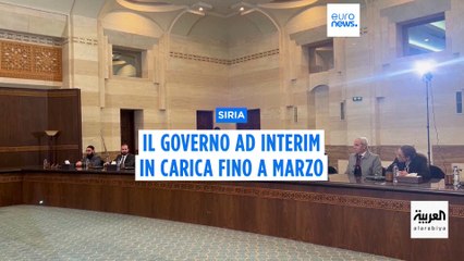 Siria, il governo ad interim resterà in carica fino a marzo