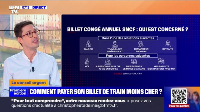 Billet congé annuel SNCF: connaissez-vous ce moyen d'obtenir 25% de réduction une fois par an?
