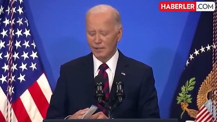 Biden, Brookings Enstitüsü'nde Konuşurken Prompter Bozuldu