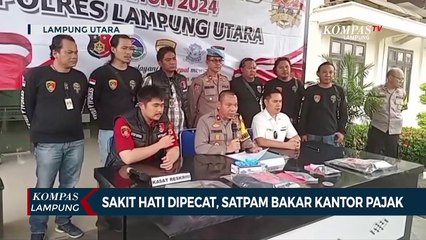 Tak Terima Dipecat, Satpam Bakar Kantor Pajak