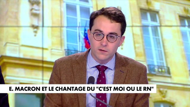 L'édito de Paul Sugy : «E. Macron et le chantage du c'est moi ou le RN »