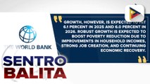 Ekonomiya ng Pilipinas, inaasahang lalago sa 6% hanggang sa 2026 ayon sa World Bank