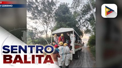 Forced evacuation sa mga residenteng naninirahan sa 6-km danger zone, patuloy