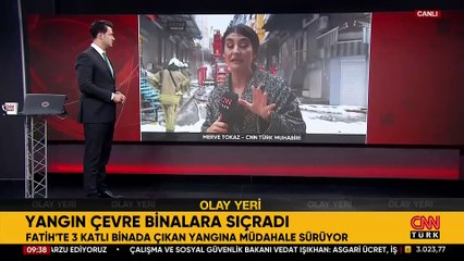 Yer: Fatih... Ayakkabı dükkanında yangın! Çevre binalara sıçradı