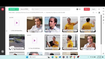 Download Mike Andes - Landscape Business Course