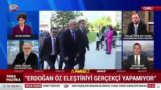 SÖZCÜ yazarı Sağlam: Erdoğan Şimşek'i frenliyor
