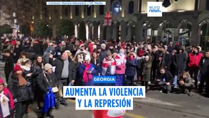 Más de 300 detenidos en las protestas en Georgia contra la decisión de no unirse a la UE
