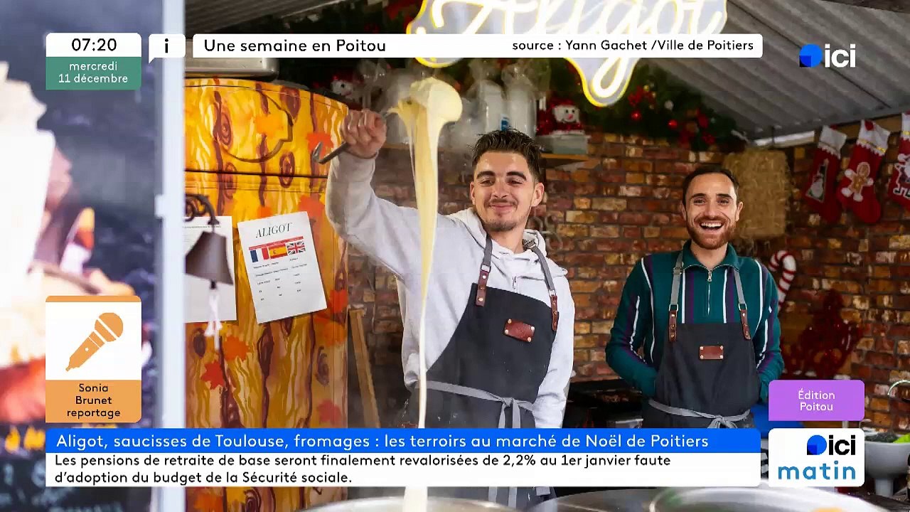 11/12/2024 - ICI Matin France Bleu Poitou en vidéo