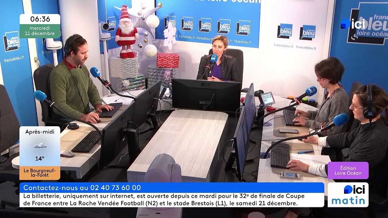 11/12/2024 - ICI Matin France Bleu Loire Océan en vidéo