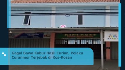 Gagal Bawa Kabur Hasil Curian, Pelaku Curanmor Terjebak di Kos-Kosan