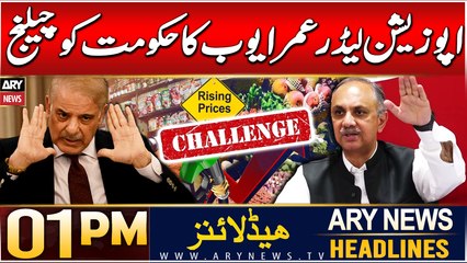 ARY News 1 PM Headlines | 11th Dec 2024 | Omar Ayub challenges Govt!