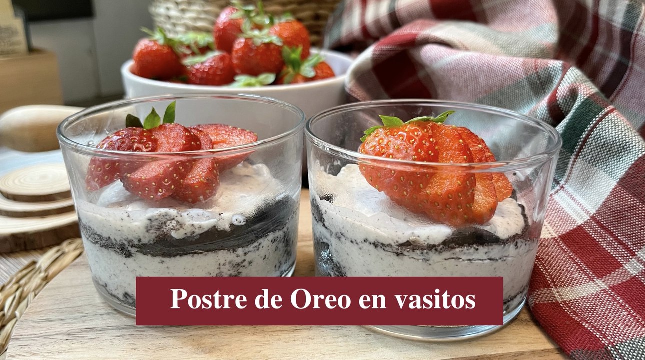 Postre de Oreo en vasitos - Vídeo Dailymotion