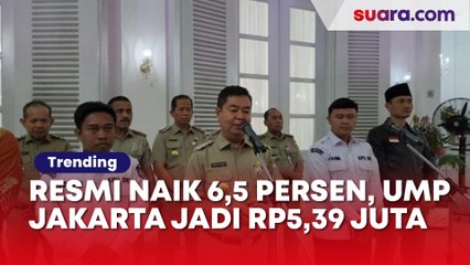 BREAKING NEWS: Resmi Naik 6,5 Persen, UMP Jakarta jadi Rp5,39 Juta