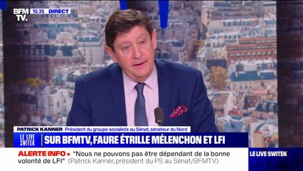 Patrick Kanner (PS): "Nous ne participerons à aucun gouvernement piloté par un Premier ministre de droite ou de centre-droit"