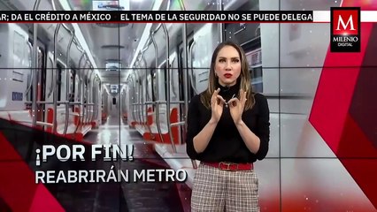 Reapertura de más estaciones de la Línea 1 del Metro de CdMx