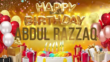 ABDUL RAZZAQ - Happy Birthday Abdul Razzaq