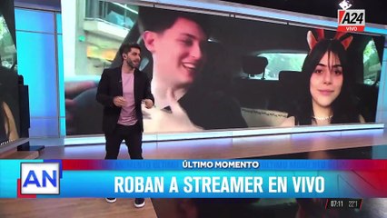 Ataque a un streamer en vivo: el robo quedó registrado en la transmisión