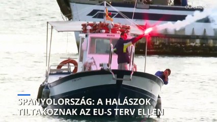 Tovább tiltakoznak a spanyol halászok az EU korlátozási terve ellen