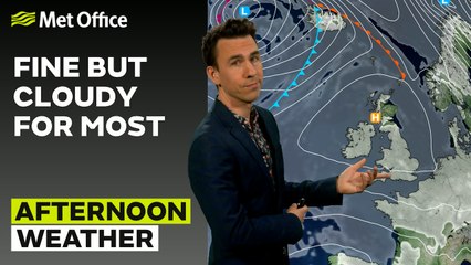 Met Office Afternoon Weather Forecast 11/12/2024 - Dry and cloudy for most