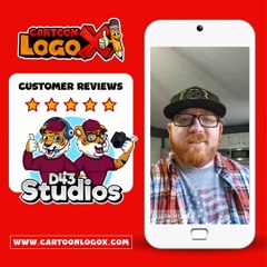 D43 Studios Review: Amazing Talking Tiger Logo by Cartoon LogoX