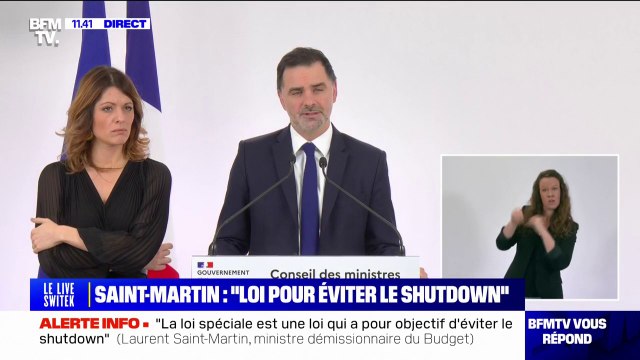 Impôts supplémentaires dès janvier 2025: Cela dépendra de la loi de finances pour 2025 , répond Laurent Saint-Martin