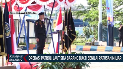 Operasi Patroli Laut Sita Barang Bukti Senilai Ratusan Miliar