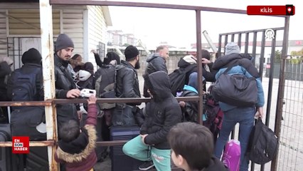 Türkiye'deki Suriyeliler ülkelerine dönüyor