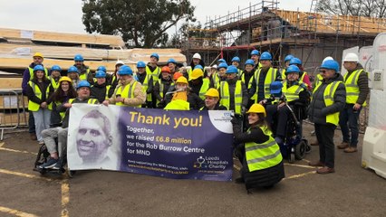 £6.8m target for Rob Burrow Centre for MND reached