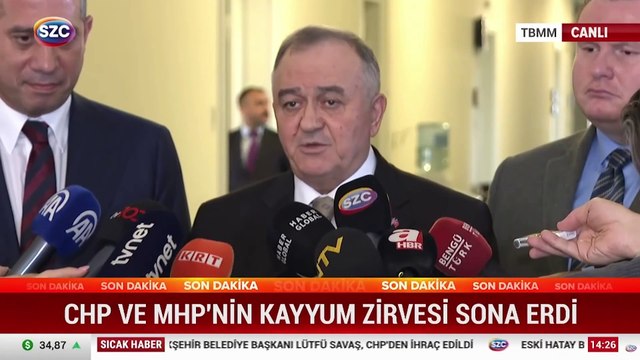CHP ve MHP'den kayyum zirvesi sonrası açıklama