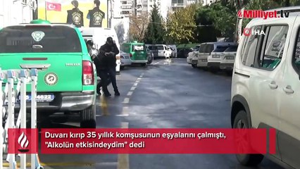 35 yıllık komşu duvarı delip eve girdi: Alkollüydüm, bir anlık gaflete düştüm