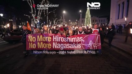 No Comment: corteo in onore dei vincitori del Premio Nobel per la Pace