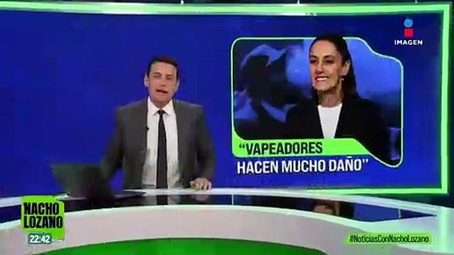 Claudia Sheinbaum alerta sobre los daños a la salud por el uso de vapeadores