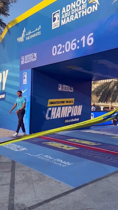 Adnoc Abu Dhabi Marathon winner