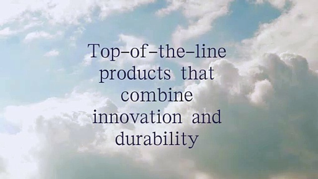 Top-of-the-line products that combine innovation and durability