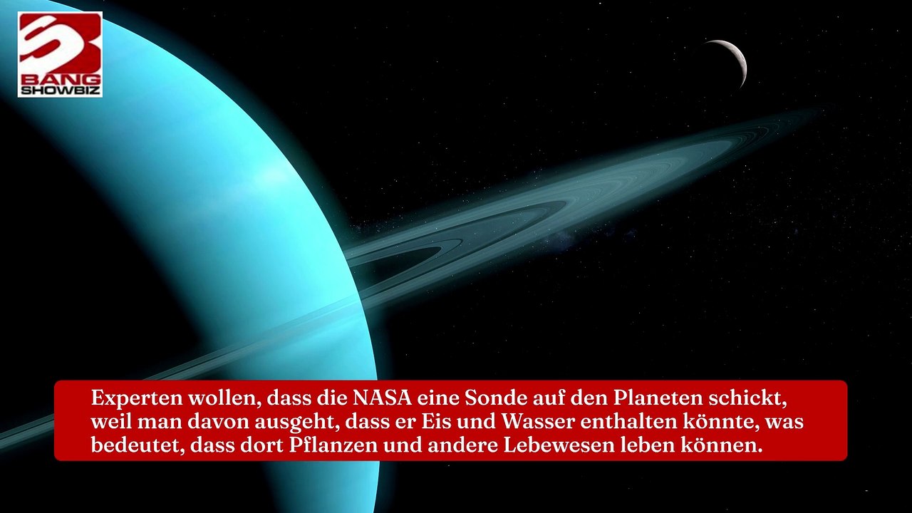 Die Eiskruste auf Uranus könnte Leben beherbergen.