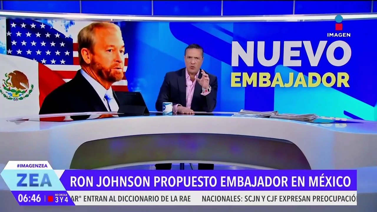 Donald Trump propone a Ron Johnson como embajador de Estados Unidos en México