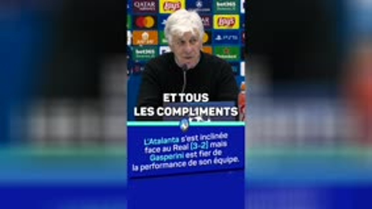 Atalanta : Gasperini : "Les deux équipes ont honoré le football"