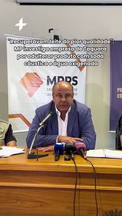 Ministério Público investiga empresa de Taquara por adulteração de leite com soda e água oxigenada