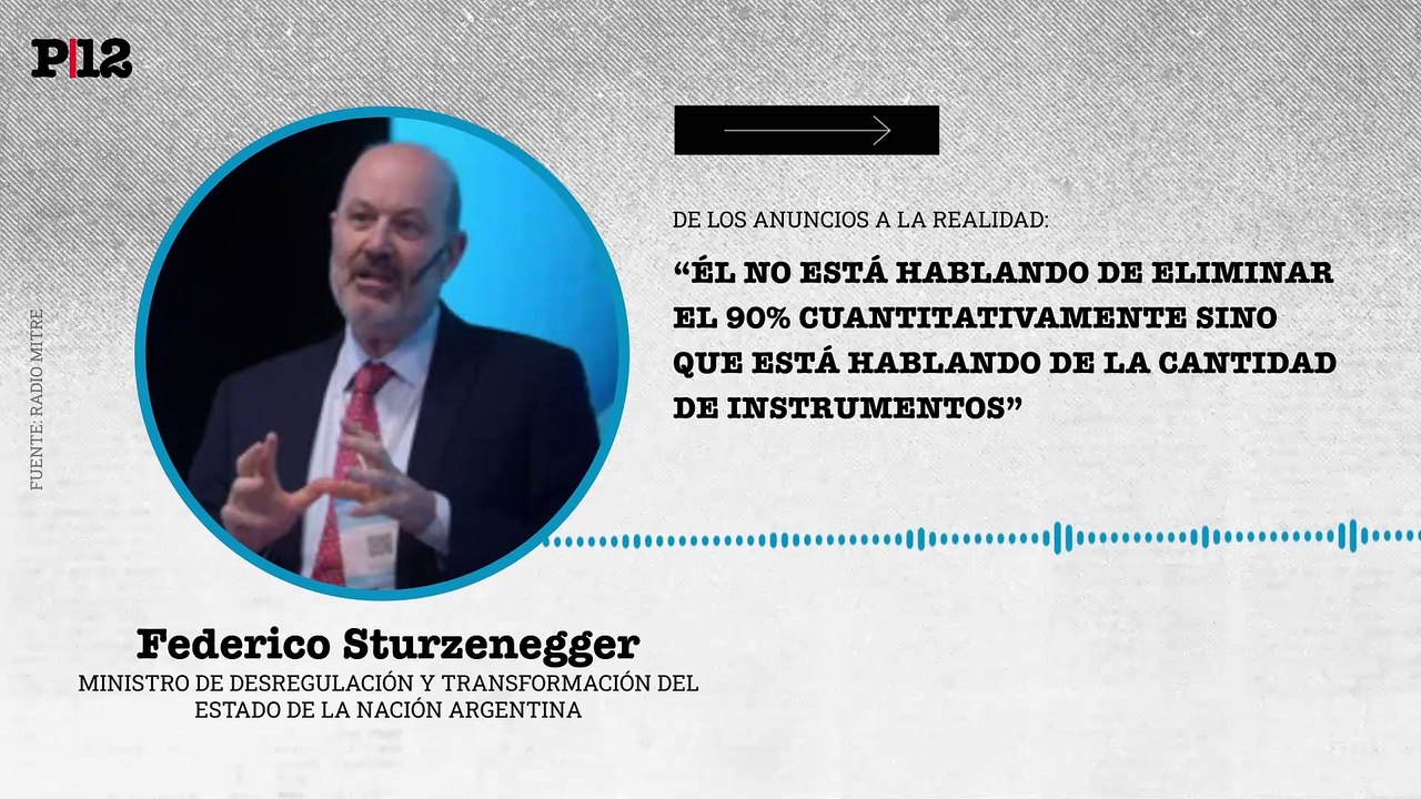 Federico Sturzenegger salió a desdecir la promesa que hizo anoche Javier Milei de bajar el 90% de los impuestos