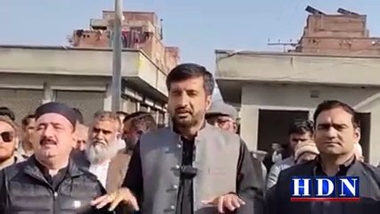 The press conference of prominent political and social figures Chairman Chaudhry Kashif Mahmood