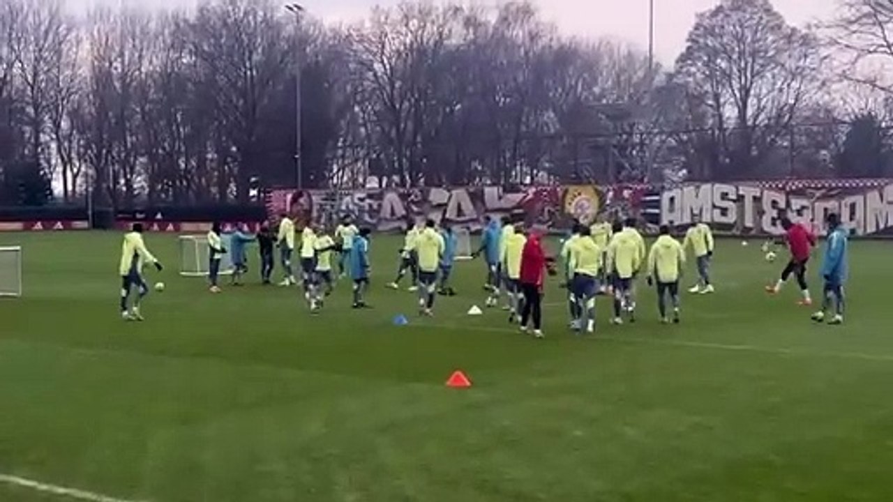 Ajax-Lazio, la rifinitura della squadra di Farioli