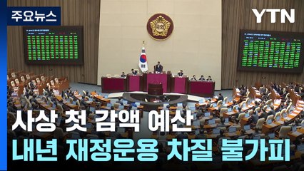 사상 첫 감액 예산...내년 경제정책 '동력' 상실 우려 / YTN