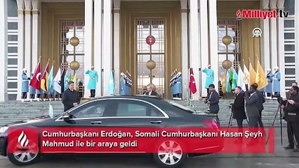 Cumhurbaşkanı Erdoğan, Somali Cumhurbaşkanı Mahmud ile görüştü